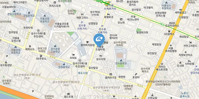 Korea Headquarters Map